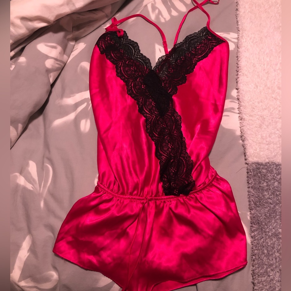 Victoria’s Secret Satin Romper S